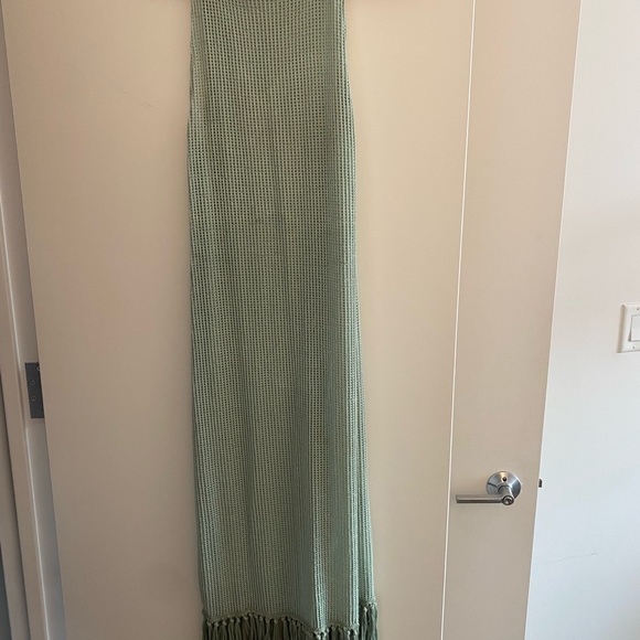Zara Dresses Zara Green See Through Beach Cover Up Poshmark
